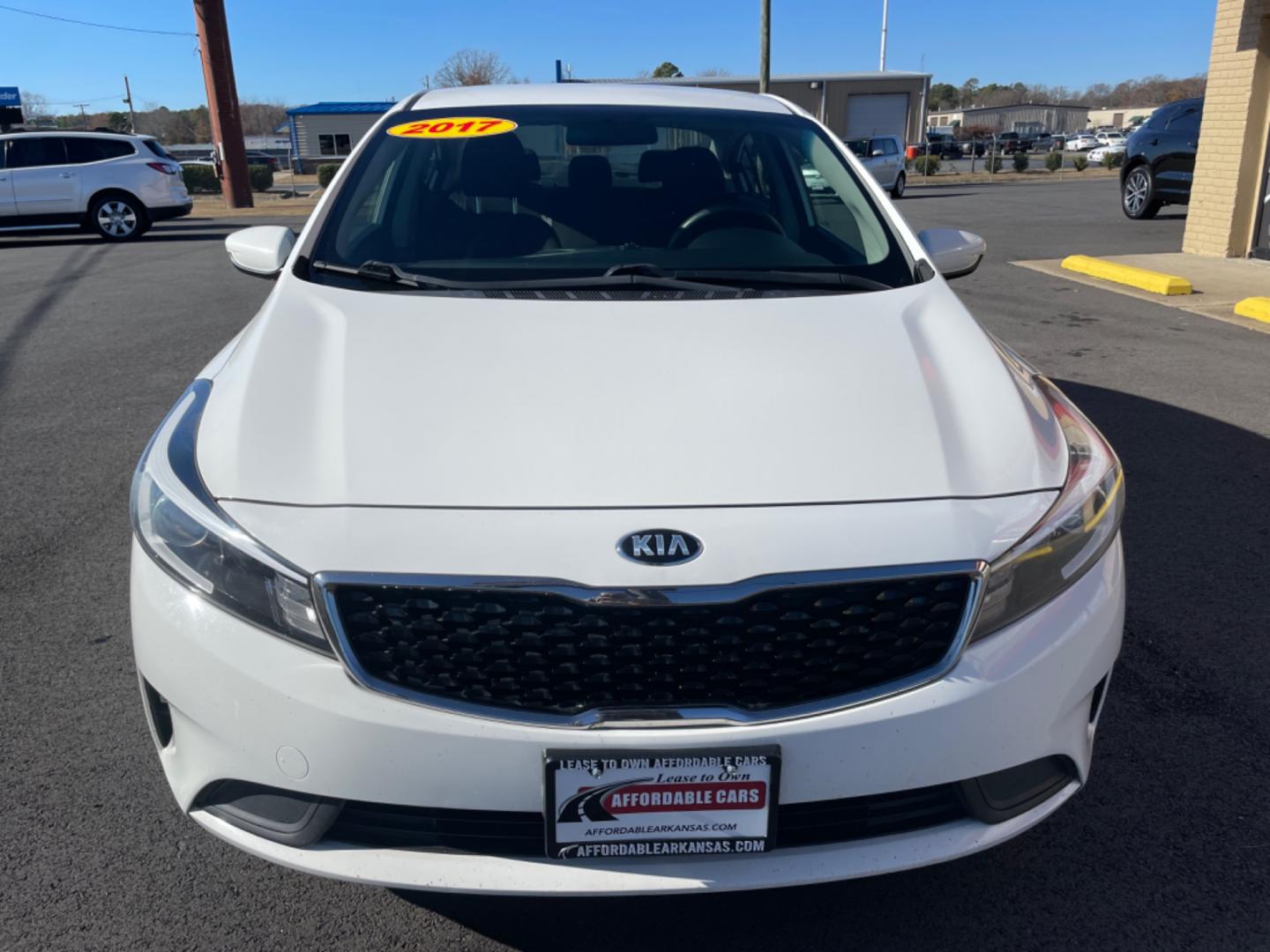 2017 White Kia Forte (3KPFK4A7XHE) with an 4-Cyl, 2.0 Liter engine, Automatic, 6-Spd transmission, located at 8008 Warden Rd, Sherwood, AR, 72120, (501) 801-6100, 34.830078, -92.186684 - Photo#2